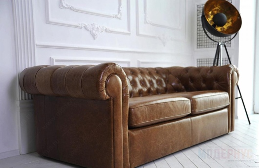 двухместный диван Chesterfield Leather модель Модернус фото 4