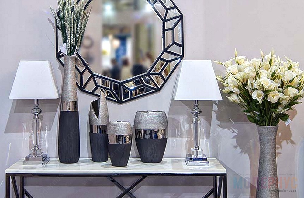 керамическая ваза Bergamo в магазине Модернус в интерьере, фото 2