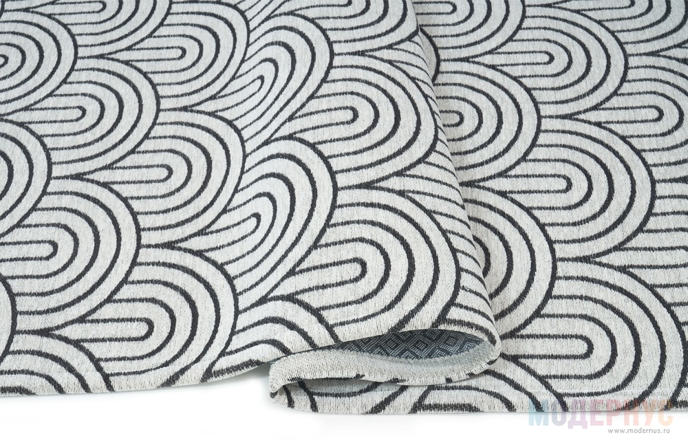 дизайнерский ковер Arco Black модель от Carpet Decor в интерьере, фото 2