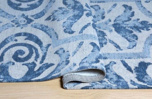 напольный ковер Ashiyan Navy модель Carpet Decor фото 2