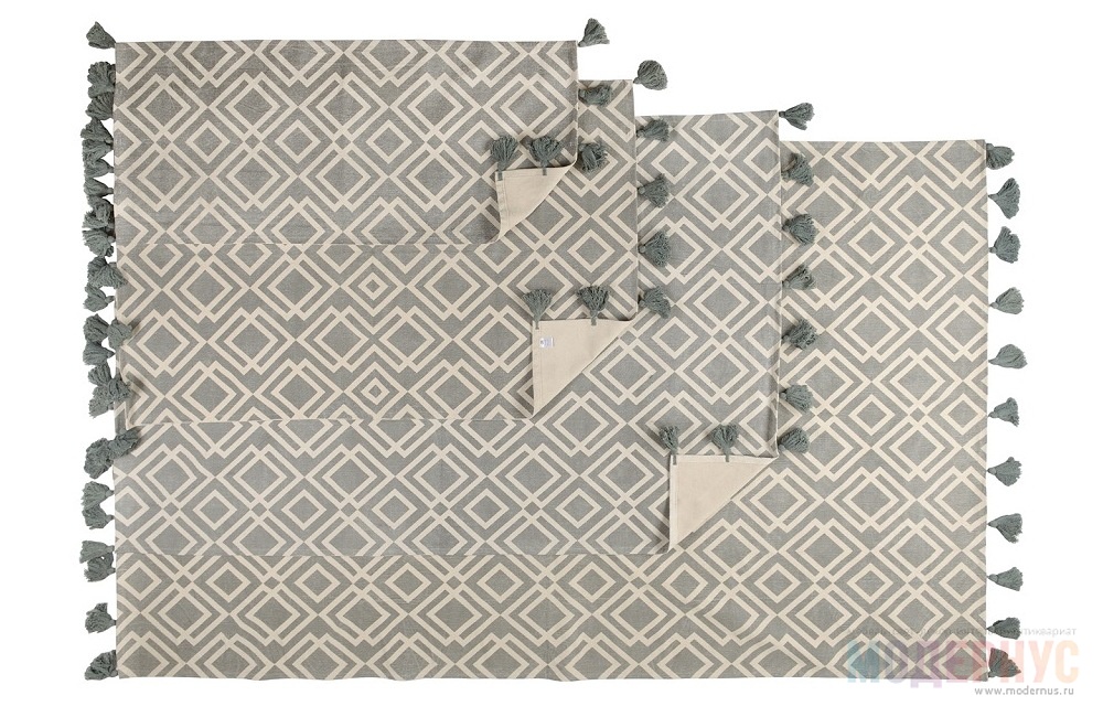 дизайнерский ковер Cube Rhombus модель от Tkano в интерьере, фото 2