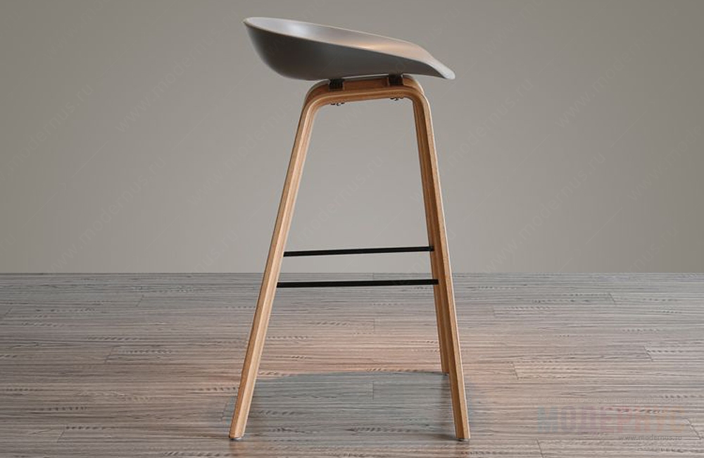 дизайнерский барный стул Quadro модель от Naoto Fukasawa в интерьере, фото 5