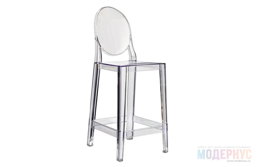 дизайнерский барный стул Victoria Ghost модель от Philippe Starck, фото 1