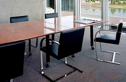 стул офисный Brno Chair дизайн Ludwig Mies van der Rohe фото 4