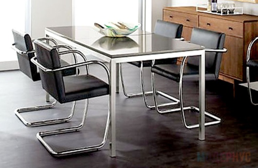 стул офисный Brno Chair дизайн Ludwig Mies van der Rohe фото 5