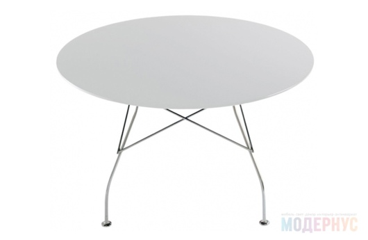 кухонный стол Glossy Round дизайн Antonio Citterio фото 2