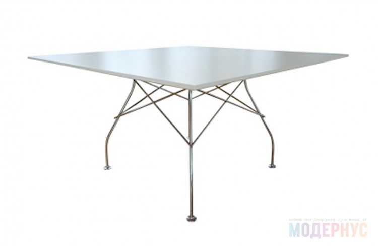 дизайнерский стол Glossy Table Square модель от Antonio Citterio в интерьере, фото 3