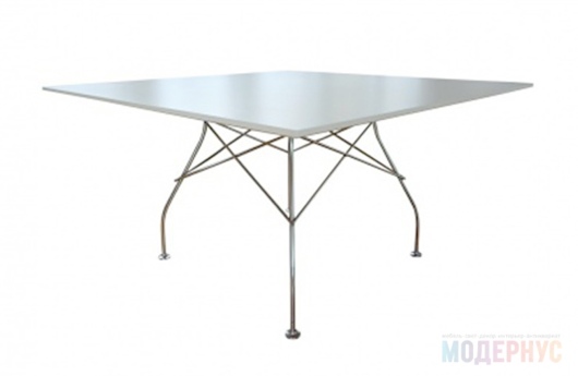 обеденный стол Glossy Table Square дизайн Antonio Citterio фото 3
