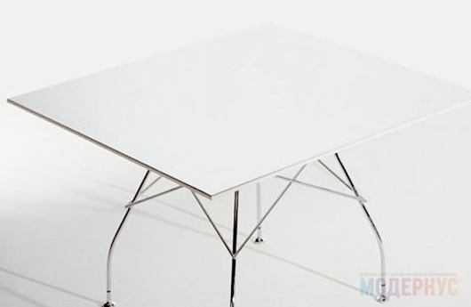 обеденный стол Glossy Table Square дизайн Antonio Citterio фото 4