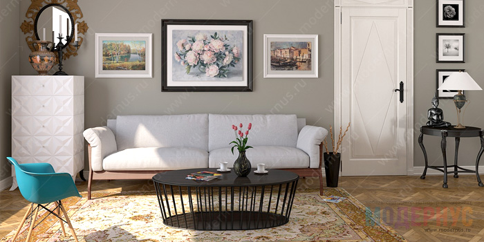 Стильный дизайнерский диван для дома в интерент магазине Модернус