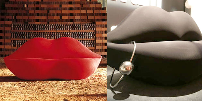 Дизайнерский диван Bocca Sofa от Поля Вольтера