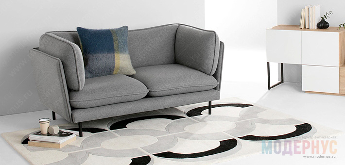 Дизайнерский диван Wes в скандинавсом стиле от бренда Модернус