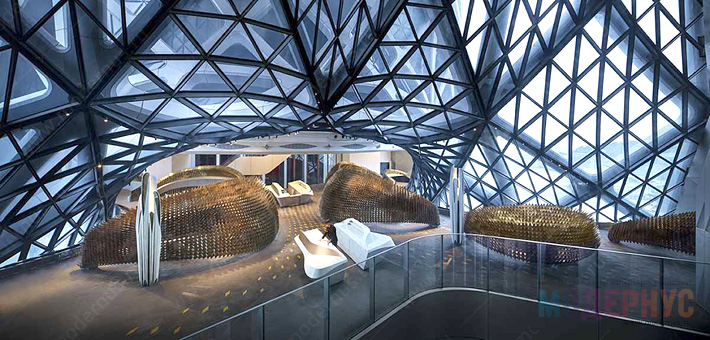 Необычный отель Morpheus с экзоскелетом от Zaha Hadid Architects