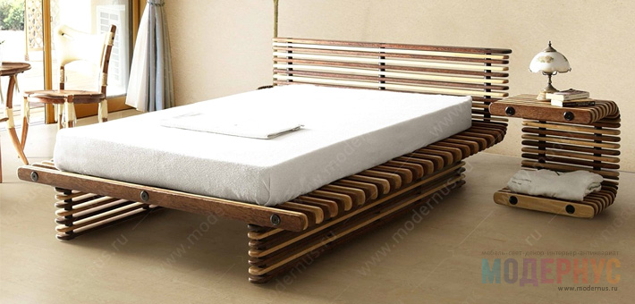 Стильные дизайнерские двуспальные кровати в интернет-магазине Модернус