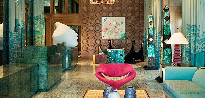 Дизайн интерьера курортно-гостиничного комплекса Viceroy от Келли Уэстлер