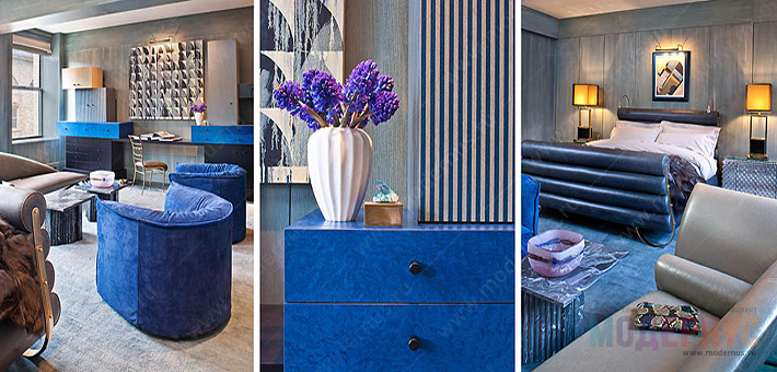 Дизайн интерьера лофт-апартаментов Tribeca Loft от Келли Уэстлер