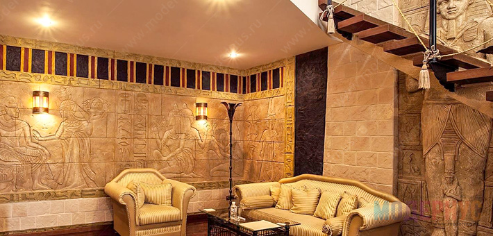 Древнеегипетский стиль оформления интерьера дома