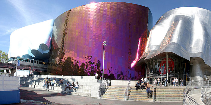 Музей музыки в Сиэтле от архитектора Фрэнка Гери