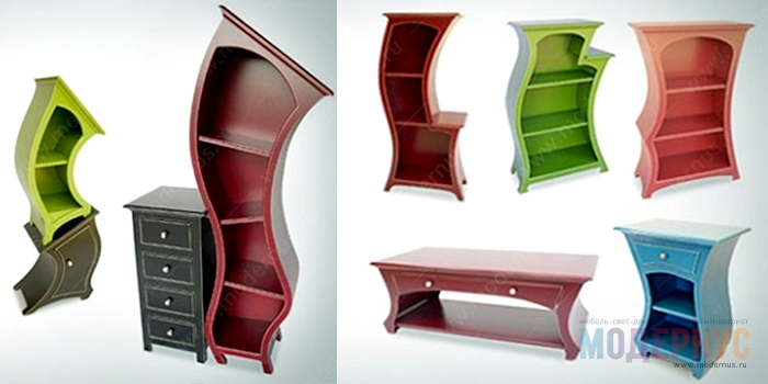 Сюрреалистическая мебель от американского агентства Dust Furniture
