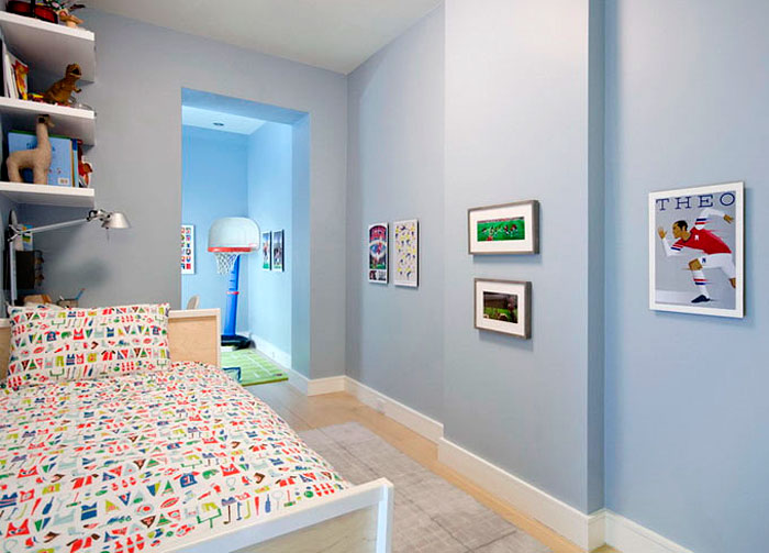 Детские комнаты в Tribeca Loft в Нью-Йорке