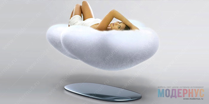Летающий концепт дивана-облака Cloud от японских дизайнеров