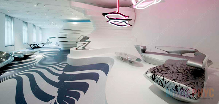 Геометрия футуризма в дизайнерских работах Zaha Hadid Design, фото 5