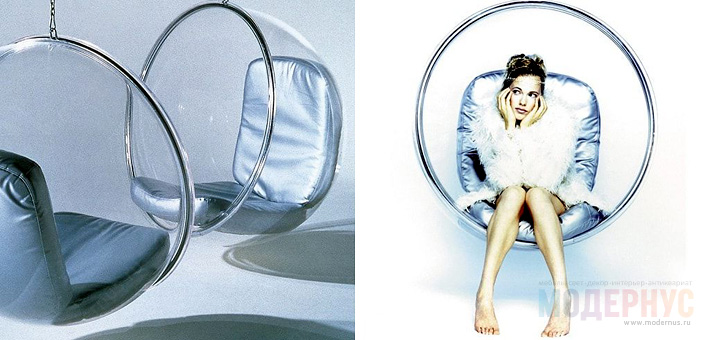 Дизайнерские кресла Bubble и Ball Chair от Ээро Аарнио, итория появления фото 2