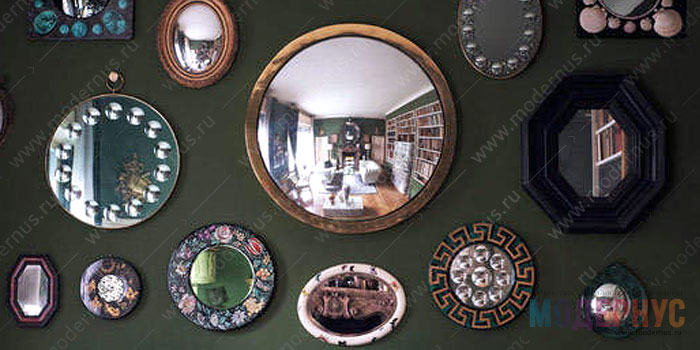 Зеркала для декора интерьера вместо картин