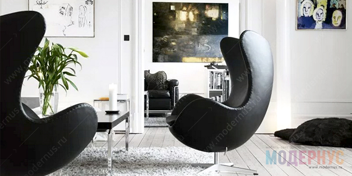 Необычное дизайнерское кресло Egg Chair, фото 1