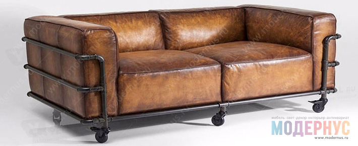 Дизайнерский диван на колесиках стиле Лофт