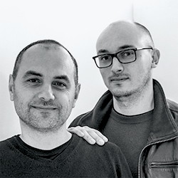 Дизайнеры Paolo Lucidi & Luca Pevere logo designer