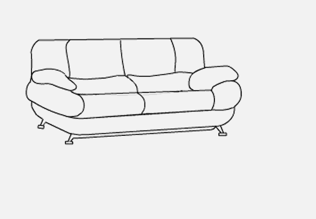 Механизм раскладки дивана-кровати Американка (Седафлекс)